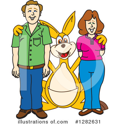 Royalty-Free (RF) Kangaroo Mascot Clipart Illustration by Mascot Junction - Stock Sample #1282631