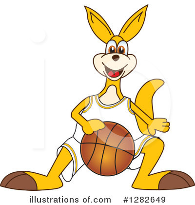 Royalty-Free (RF) Kangaroo Mascot Clipart Illustration by Mascot Junction - Stock Sample #1282649