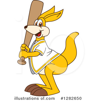 Kangaroo Mascot Clipart #1282650 by Mascot Junction