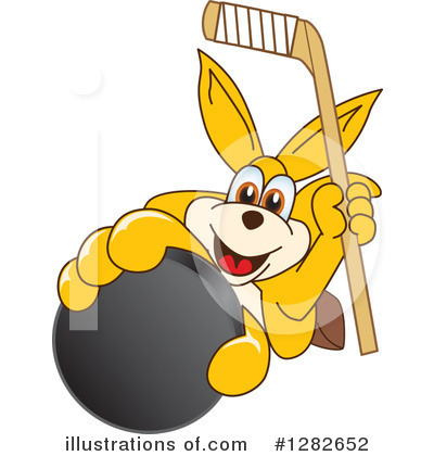 Royalty-Free (RF) Kangaroo Mascot Clipart Illustration by Mascot Junction - Stock Sample #1282652