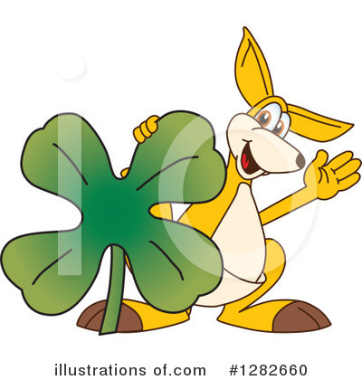 Royalty-Free (RF) Kangaroo Mascot Clipart Illustration by Mascot Junction - Stock Sample #1282660
