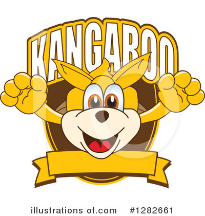 Kangaroo Mascot Clipart #1282661 by Mascot Junction