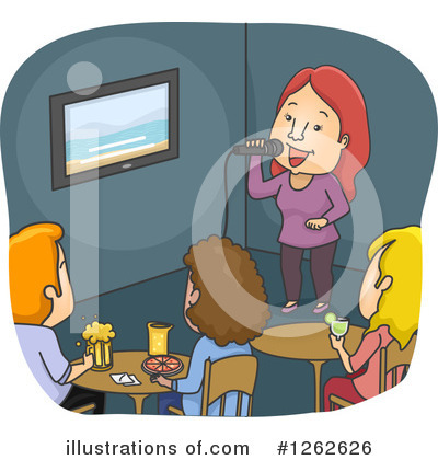 Royalty-Free (RF) Karaoke Clipart Illustration by BNP Design Studio - Stock Sample #1262626
