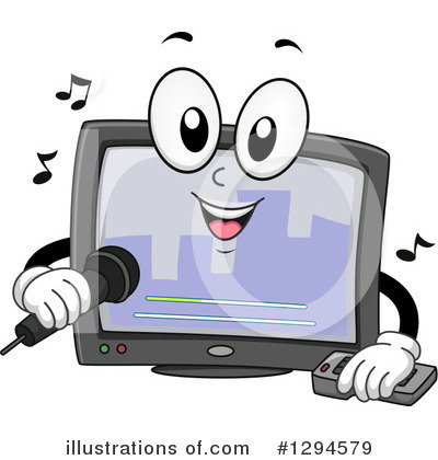 Royalty-Free (RF) Karaoke Clipart Illustration by BNP Design Studio - Stock Sample #1294579