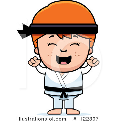 Royalty-Free (RF) Karate Clipart Illustration by Cory Thoman - Stock Sample #1122397
