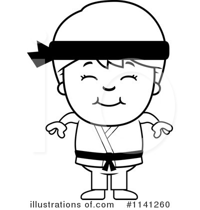 Royalty-Free (RF) Karate Clipart Illustration by Cory Thoman - Stock Sample #1141260