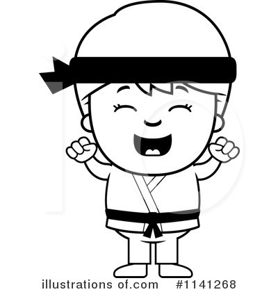 Royalty-Free (RF) Karate Clipart Illustration by Cory Thoman - Stock Sample #1141268