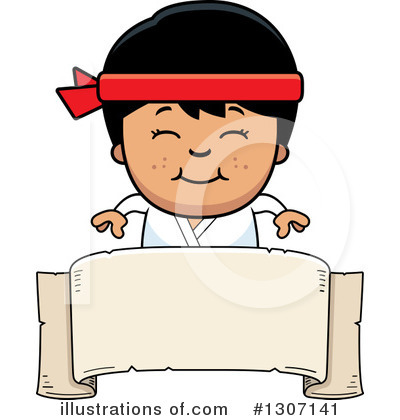 Karate Clipart #1307141 by Cory Thoman