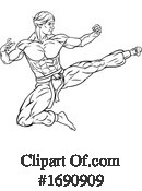 Karate Clipart #1690909 by AtStockIllustration