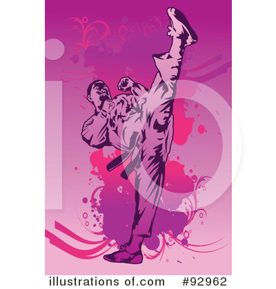 Royalty-Free (RF) Karate Clipart Illustration by mayawizard101 - Stock Sample #92962