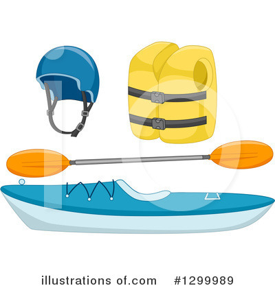 Kayaking Clipart #1299989 by BNP Design Studio