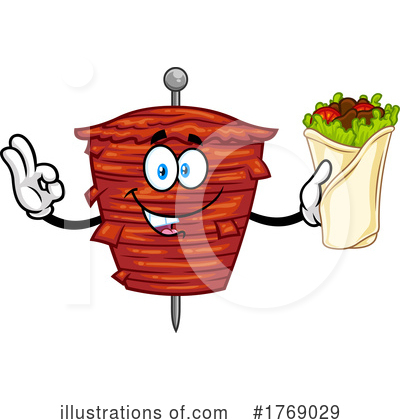 Kebabs Clipart #1769029 by Hit Toon