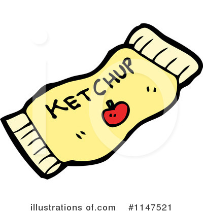 Royalty-Free (RF) Ketchup Clipart Illustration by lineartestpilot - Stock Sample #1147521