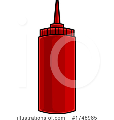 Royalty-Free (RF) Ketchup Clipart Illustration by Hit Toon - Stock Sample #1746985