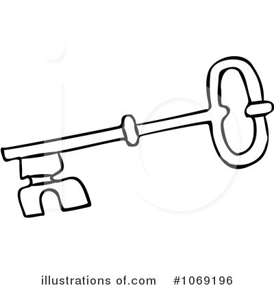 Royalty-Free (RF) Key Clipart Illustration by djart - Stock Sample #1069196