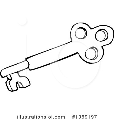 Skeleton Key Clipart #1069197 by djart