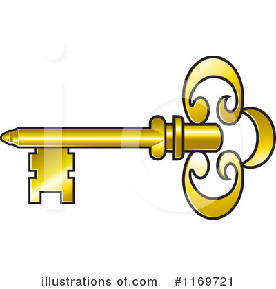 Royalty-Free (RF) Key Clipart Illustration by Lal Perera - Stock Sample #1169721