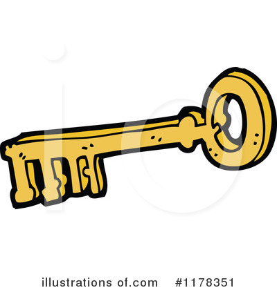 Royalty-Free (RF) Key Clipart Illustration by lineartestpilot - Stock Sample #1178351