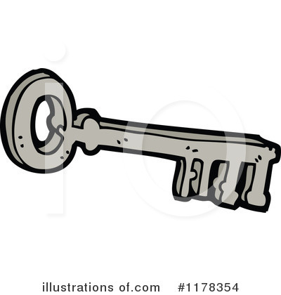 Skeleton Key Clipart #1178354 by lineartestpilot
