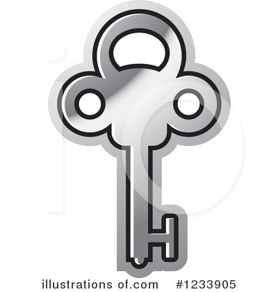 Royalty-Free (RF) Key Clipart Illustration by Lal Perera - Stock Sample #1233905