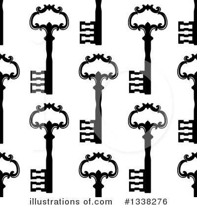 Royalty-Free (RF) Key Clipart Illustration by Vector Tradition SM - Stock Sample #1338276