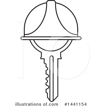 Royalty-Free (RF) Key Clipart Illustration by Lal Perera - Stock Sample #1441154