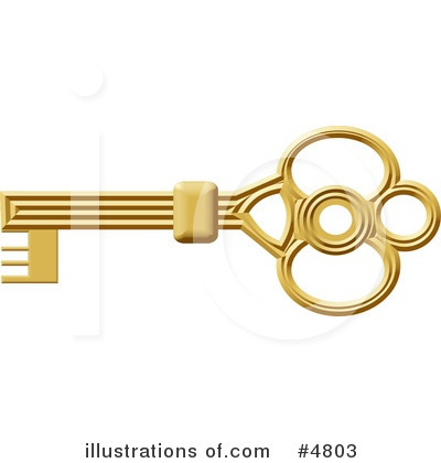 Skeleton Key Clipart #4803 by djart