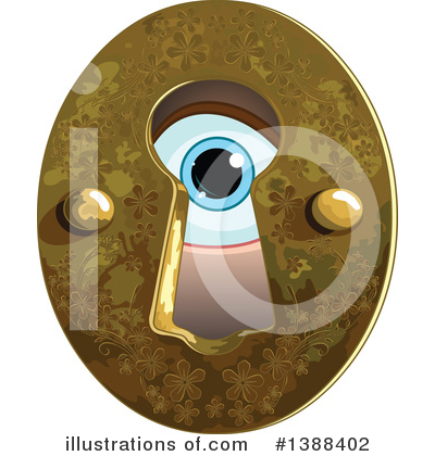 Royalty-Free (RF) Key Hole Clipart Illustration by Pushkin - Stock Sample #1388402