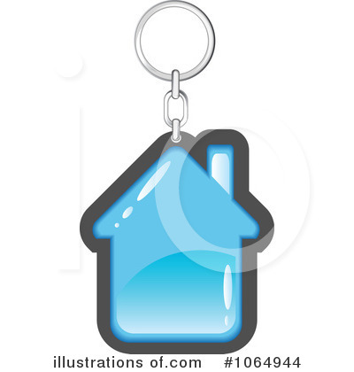 Royalty-Free (RF) Key Ring Clipart Illustration by Vector Tradition SM - Stock Sample #1064944