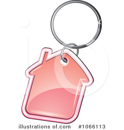 Royalty-Free (RF) Key Ring Clipart Illustration by Vector Tradition SM - Stock Sample #1066113