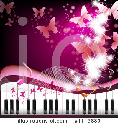 Piano Keyboard Clipart #1115830 by merlinul