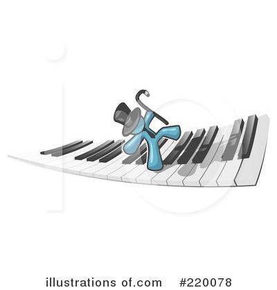 Royalty-Free (RF) Keyboard Clipart Illustration by Leo Blanchette - Stock Sample #220078