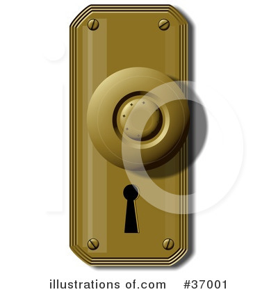 Royalty-Free (RF) Keyhole Clipart Illustration by djart - Stock Sample #37001