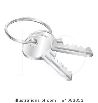 Key Ring Clipart #1083353 by AtStockIllustration