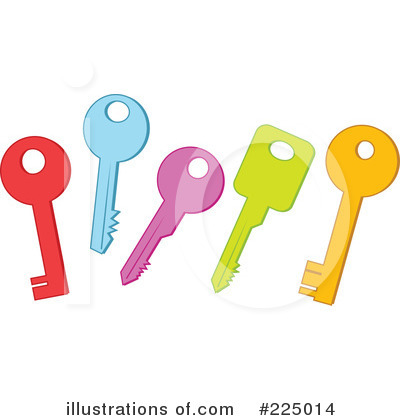 Royalty-Free (RF) Keys Clipart Illustration by Prawny - Stock Sample #225014
