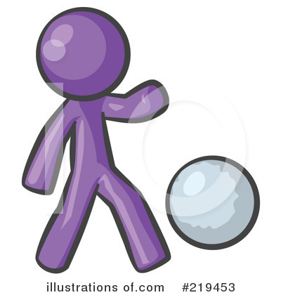 Purple Design Mascot Clipart #219453 by Leo Blanchette