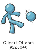 Kicking Clipart #220046 by Leo Blanchette