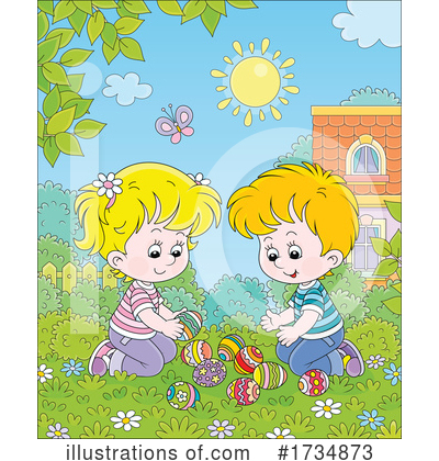 Royalty-Free (RF) Kids Clipart Illustration by Alex Bannykh - Stock Sample #1734873