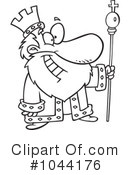 King Clipart #1044176 by toonaday