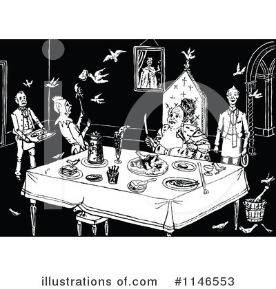Royalty-Free (RF) King Clipart Illustration by Prawny Vintage - Stock Sample #1146553