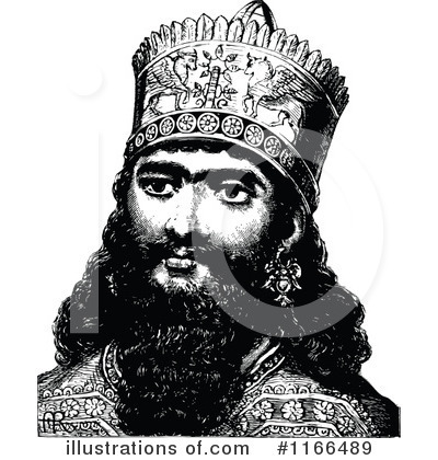 Royalty-Free (RF) King Clipart Illustration by Prawny Vintage - Stock Sample #1166489