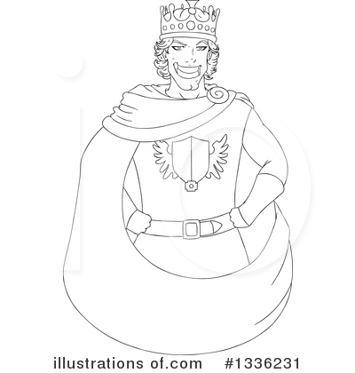 Royalty-Free (RF) King Clipart Illustration by Liron Peer - Stock Sample #1336231