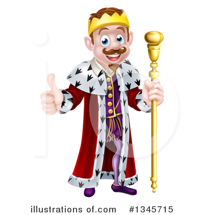 Royalty-Free (RF) King Clipart Illustration by AtStockIllustration - Stock Sample #1345715
