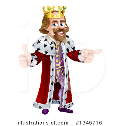 Royalty-Free (RF) King Clipart Illustration by AtStockIllustration - Stock Sample #1345716