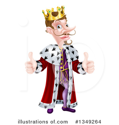 Royalty-Free (RF) King Clipart Illustration by AtStockIllustration - Stock Sample #1349264