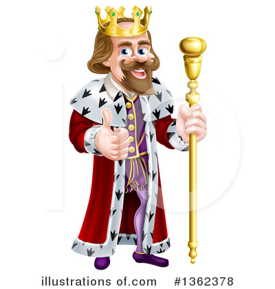 Royalty-Free (RF) King Clipart Illustration by AtStockIllustration - Stock Sample #1362378