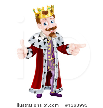 Royalty-Free (RF) King Clipart Illustration by AtStockIllustration - Stock Sample #1363993