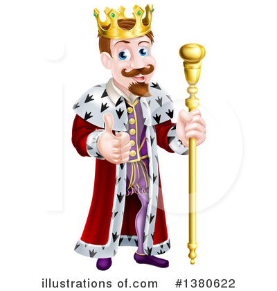 Royalty-Free (RF) King Clipart Illustration by AtStockIllustration - Stock Sample #1380622