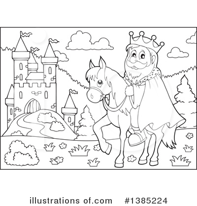 Royalty-Free (RF) King Clipart Illustration by visekart - Stock Sample #1385224