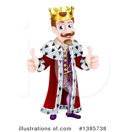 Royalty-Free (RF) King Clipart Illustration by AtStockIllustration - Stock Sample #1385738